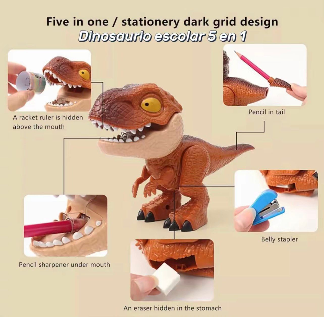 DINOSAURIO 5 EN 1